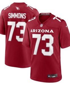 Lachavious Simmons Arizona Cardinals Nike Team Game Jersey -  Cardinal