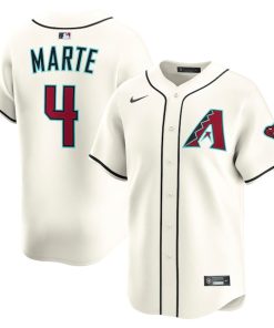 Ketel Marte Arizona Diamondbacks Nike Alternate Limited Player Jersey - Cream