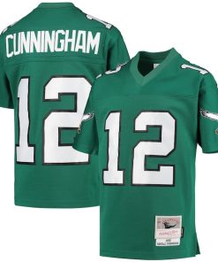 Randall Cunningham Philadelphia Eagles Youth 1990 Retired Player Legacy Jersey - Kelly Green