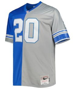 Alternative view of Barry Sanders Detroit Lions Big & Tall Split Legacy Retired Player Replica Jersey - Blue/Silver