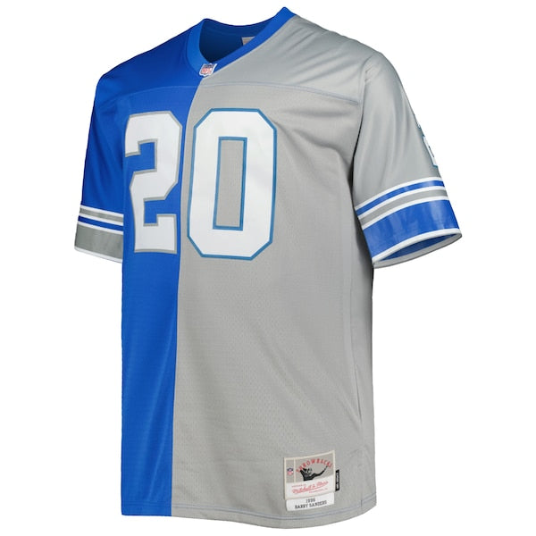 Barry Sanders Detroit Lions Big & Tall Split Legacy Retired Player Replica Jersey - Blue/Silver - Image 2