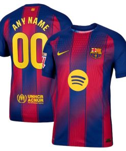 Barcelona Nike 2025/26 Home Authentic Custom Jersey - Navy