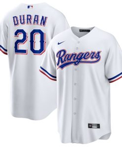 Ezequiel Duran Texas Rangers Nike  Youth Home Replica Jersey - White