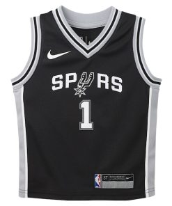 Alternative view of Victor Wembanyama San Antonio Spurs Nike Preschool Swingman Player Jersey - Icon Edition - Black
