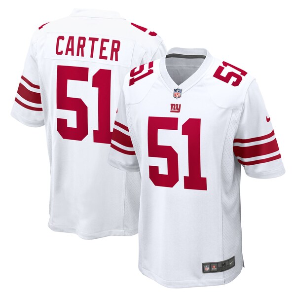Abdul Carter New York Giants Nike First Round Pick Game Jersey - White/Red/Royal - Image 2
