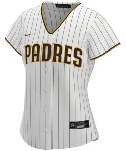 Alternative view of San Diego Padres Nike Women's Home Replica Custom Jersey - White
