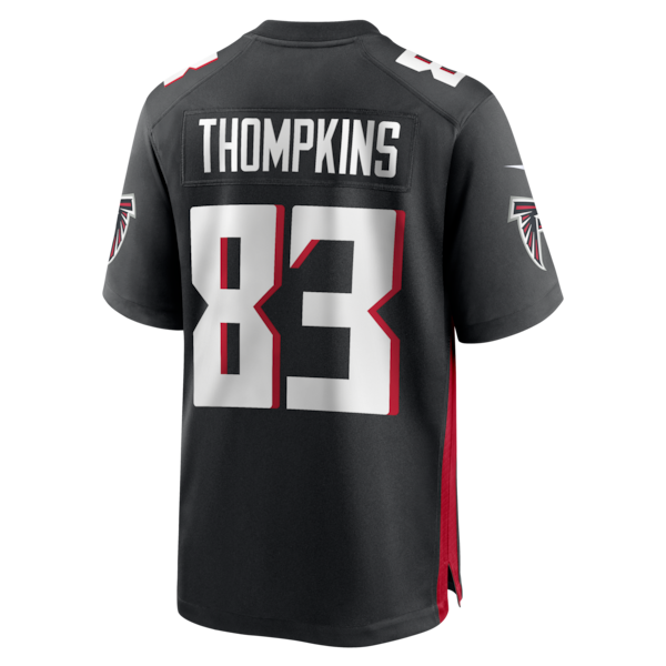 Deven Thompkins Atlanta Falcons Nike Team Game Jersey - Black - Image 3