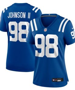 Eric Johnson II Indianapolis Colts Nike Women's Team Game Jersey -  Royal