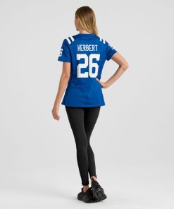 Alternative view of Khalil Herbert Indianapolis Colts Nike Women's Team Game Jersey -  Royal