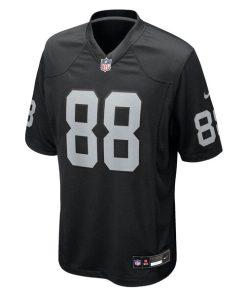 Alternative view of Justin Shorter Las Vegas Raiders Nike Team Game Jersey -  Black