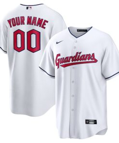 Cleveland Guardians Nike Youth Replica Custom Jersey - White