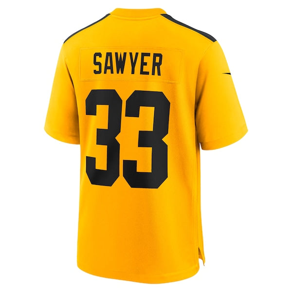 Jack Sawyer Pittsburgh Steelers Nike Alternate Game Jersey - Gold/Black - Image 4