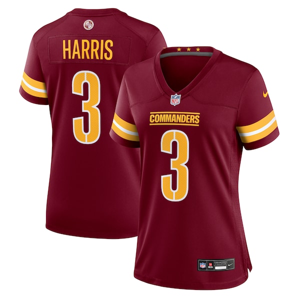 Will Harris Washington Commanders Nike Women's Team Game Jersey - Burgundy