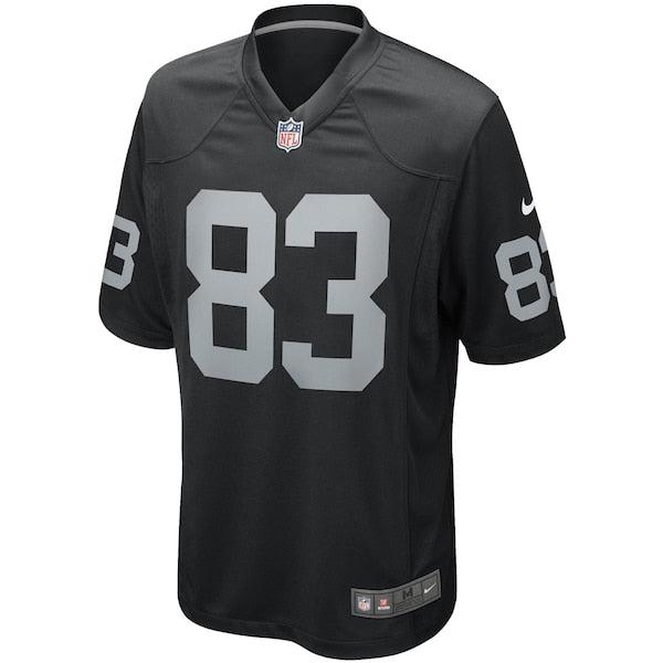 Darren Waller Las Vegas Raiders Nike Game Player Jersey - Black/White - Image 3