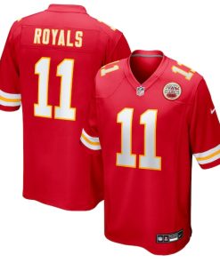 Jalen Royals Kansas City Chiefs Nike Team Game Jersey -  Red