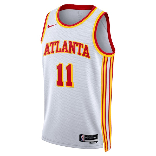 Trae Young Atlanta Hawks Nike Unisex Swingman Jersey - Association Edition - White/Red - Image 3