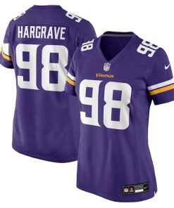 Javon Hargrave Minnesota Vikings Nike Women's Team Game Jersey -  Purple