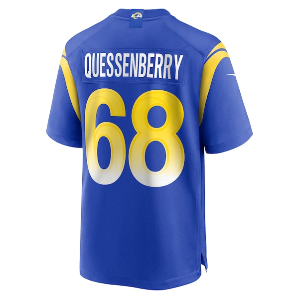 David Quessenberry Los Angeles Rams Nike Team Game Jersey - Royal - Image 6