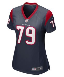 Alternative view of Jimmy Morrissey Houston Texans Nike Women's Game Jersey - Navy