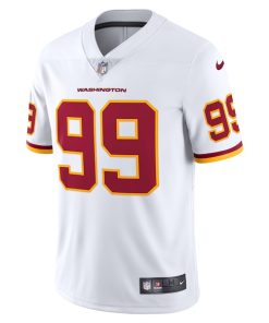Alternative view of Chase Young Washington Football Team Nike Vapor Limited Jersey - White