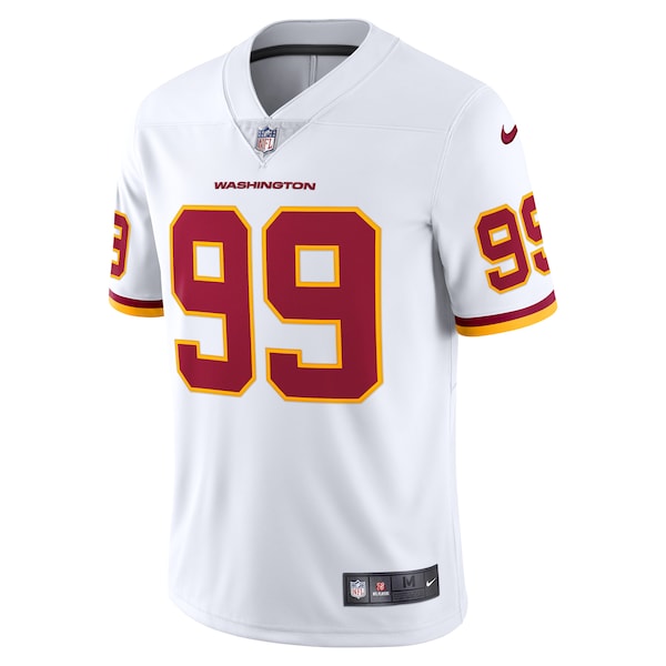Chase Young Washington Football Team Nike Vapor Limited Jersey - White - Image 2