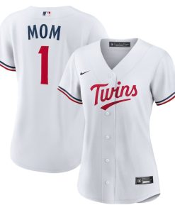 Minnesota Twins Nike Women's #1 Mom Home Replica Jersey - White