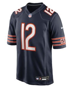 Alternative view of Devin Duvernay Chicago Bears Nike Team Game Jersey -  Navy