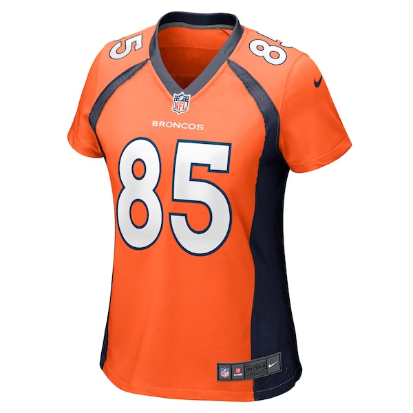 Lucas Krull Denver Broncos Nike Women's Team Game Jersey - Orange - Image 2