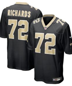 Asim Richards New Orleans Saints Nike Team Game Jersey -  Black