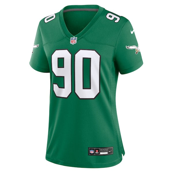 Jordan Davis Philadelphia Eagles Nike Women's Alternate Game Jersey - Kelly Green - Image 2