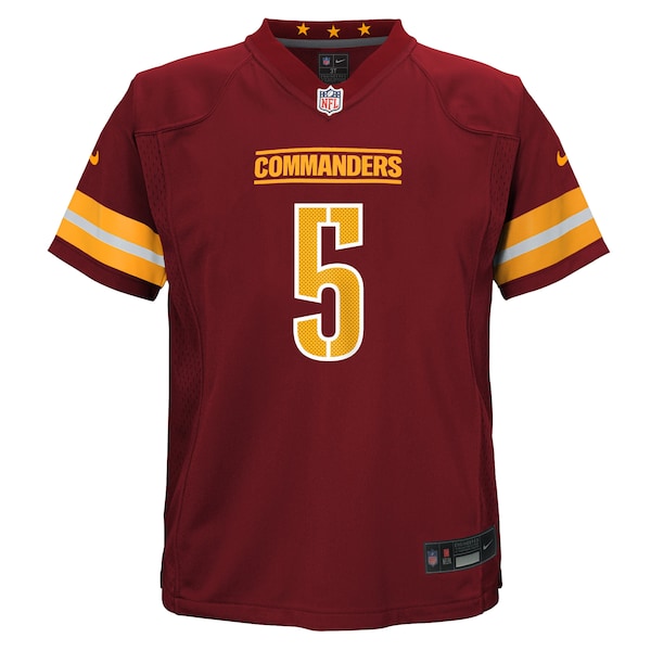 Jayden Daniels Washington Commanders Nike Toddler Game Jersey - Burgundy - Image 2