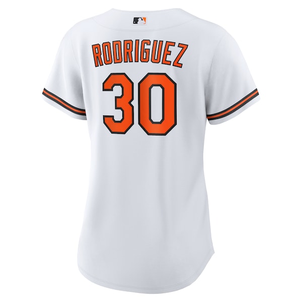 Grayson Rodriguez Baltimore Orioles Nike Women's Home Replica Jersey - White - Image 3