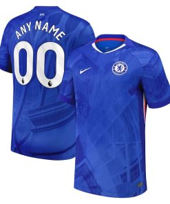Alternative view of Chelsea Nike 2025/26 Home Replica Custom Jersey - Blue/Cream