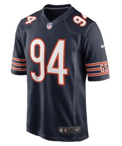 Alternative view of Rasheem Green Chicago Bears Nike Game Jersey - Navy