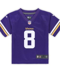 Alternative view of Kirk Cousins Minnesota Vikings Nike Toddler Game Jersey - Purple