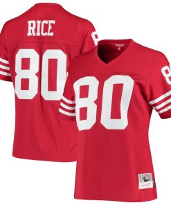 Jerry Rice San Francisco 49ers Women's 1990 Legacy Replica Jersey - Scarlet