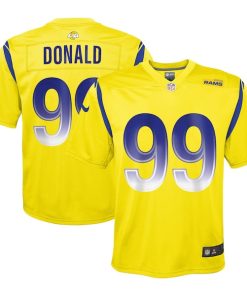 Aaron Donald Los Angeles Rams Nike Youth Inverted Game Jersey - Gold