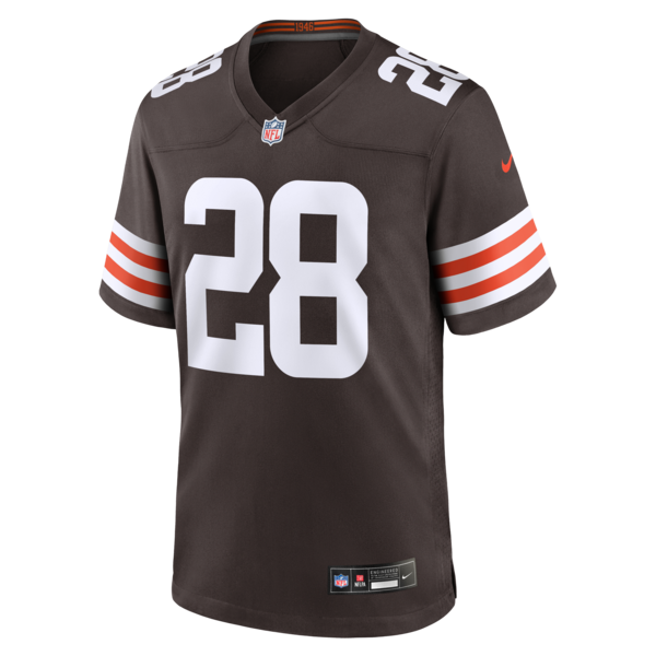 Tre Avery Cleveland Browns Nike Team Game Jersey - Brown - Image 2
