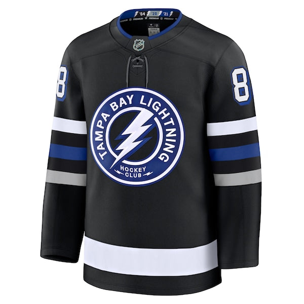 Andrei Vasilevskiy Tampa Bay Lightning Alternate Premium Jersey - Black/Blue - Image 3
