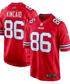 Dalton Kincaid Buffalo Bills Nike Alternate Game Jersey - Red/White