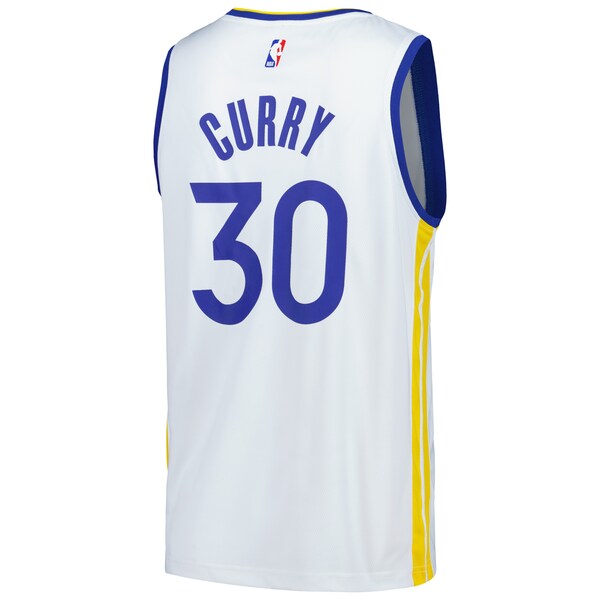 Stephen Curry Golden State Warriors Fast Break Replica Player Jersey - Association Edition - White - Image 3