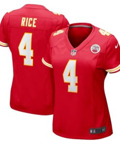 Rashee Rice Kansas City Chiefs Nike Women's  Game Jersey -  Red