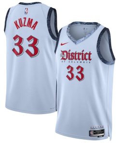 Kyle Kuzma Washington Wizards Nike Unisex 2024/25 Swingman Player Jersey - City Edition - Powder Blue