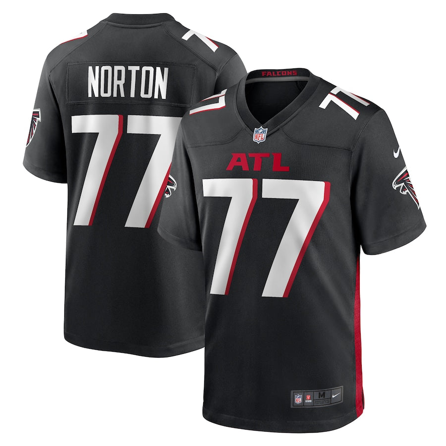 Storm Norton Atlanta Falcons Nike Game Jersey - Black
