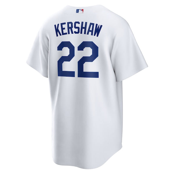 Clayton Kershaw Los Angeles Dodgers Nike 2025 World Series Home Replica Player Jersey - White - Image 3