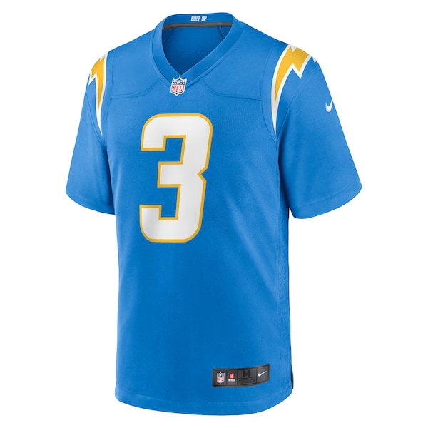 Derwin James Jr. Los Angeles Chargers Nike Game Jersey - Powder Blue - Image 2