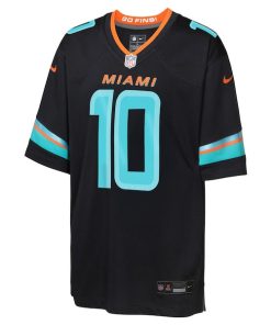Alternative view of Tyreek Hill Miami Dolphins Nike Youth 2025 Rivalries Collection Game Jersey - Pitch Blue