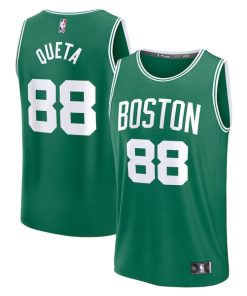 Neemias Queta Boston Celtics  Fast Break Replica Player Jersey - Icon Edition - Kelly Green