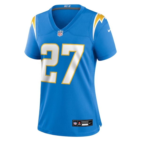 R.J. Mickens Los Angeles Chargers Nike Women's Team Game Jersey - Powder Blue - Image 2