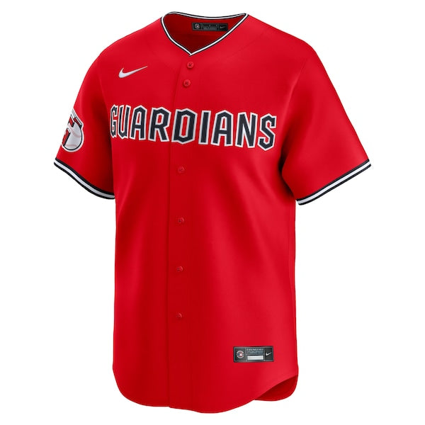 Jose Ramirez Cleveland Guardians Nike Alternate Limited Jersey - Red/White - Image 3